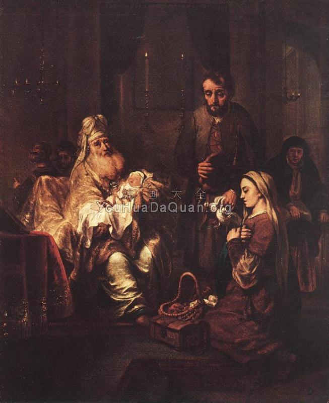 Presentation in the Temple - 赫布兰德·范·登·埃克豪特